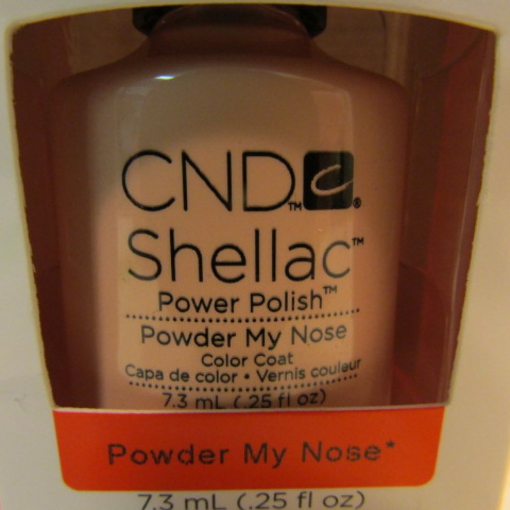 CND Shellac Brand Color Coat “Powder My Nose” .25 oz